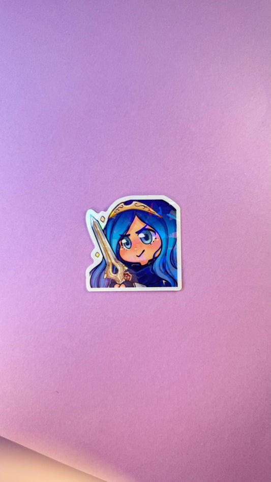 OC Lady Emblem - STICKERS (≠ formats)