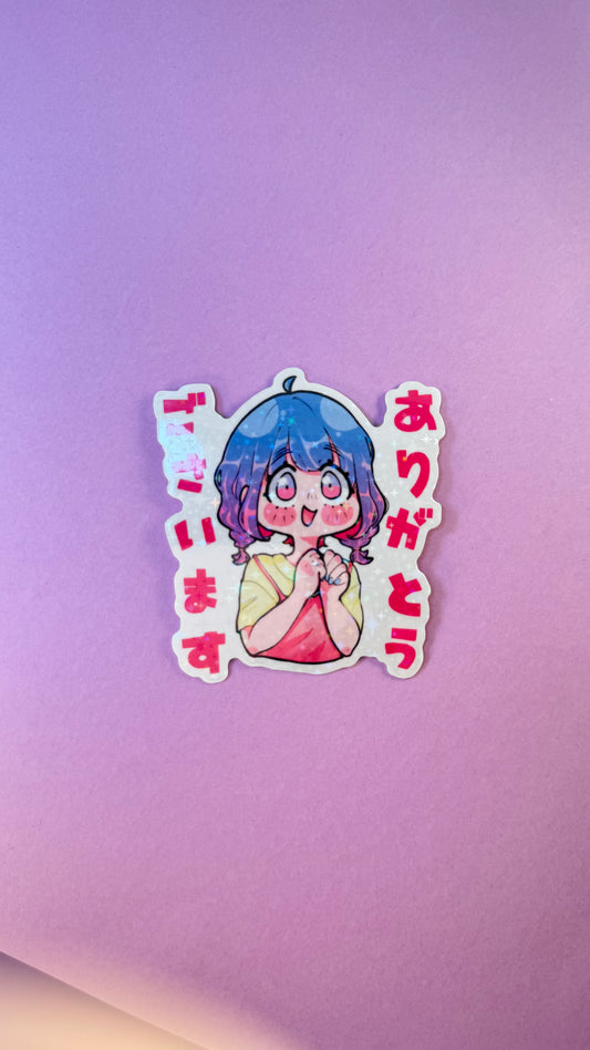 OC Arigatō gozaimasu - STICKERS (≠ formats)