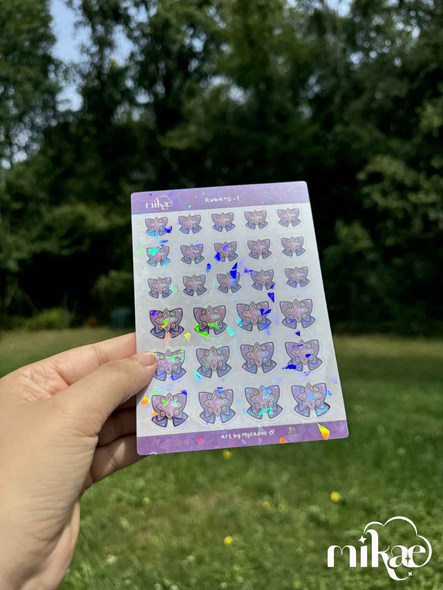 STICKERSHEET - Ruban (4 modèles)