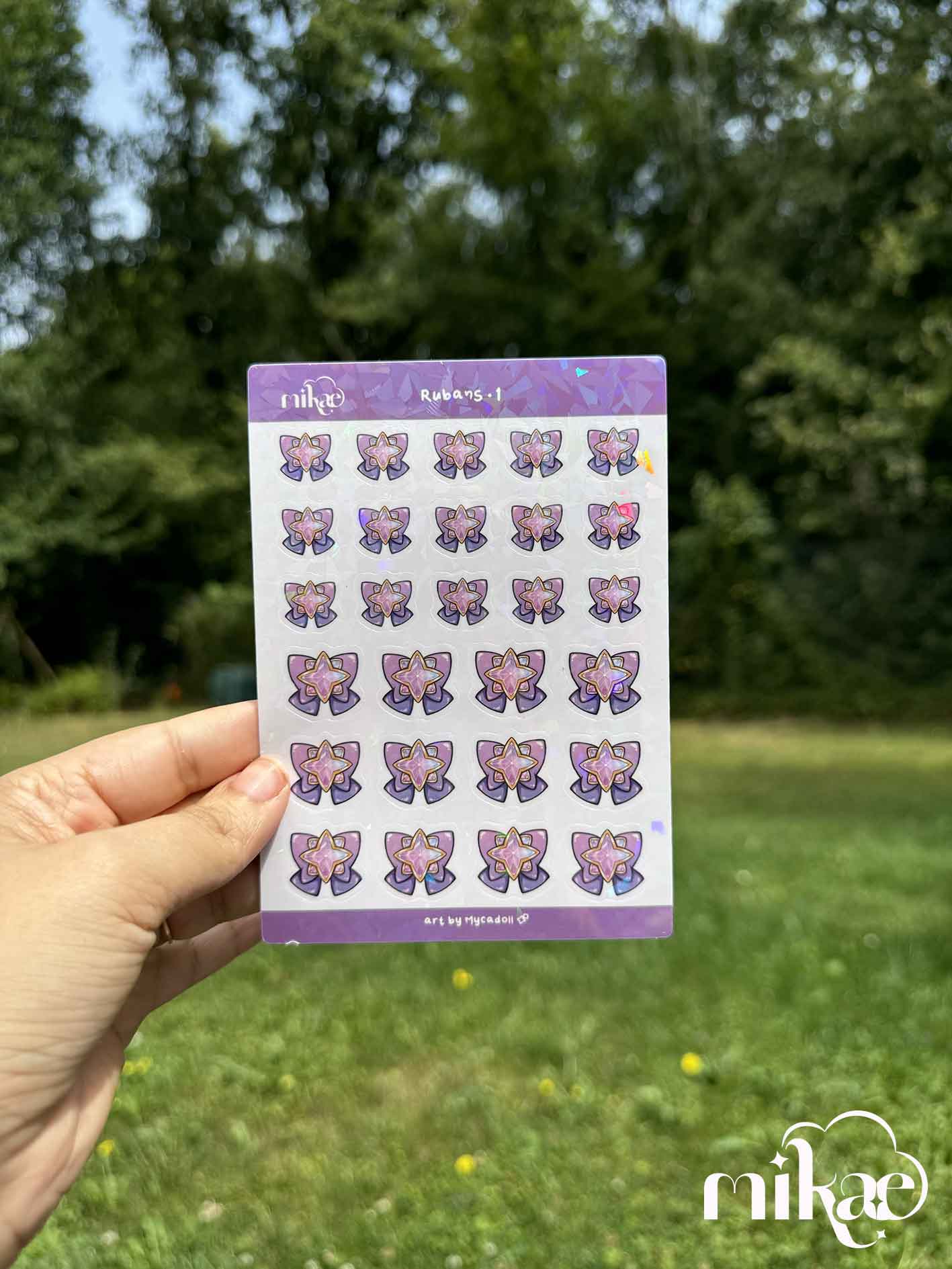 STICKERSHEET - Ruban (4 modèles)