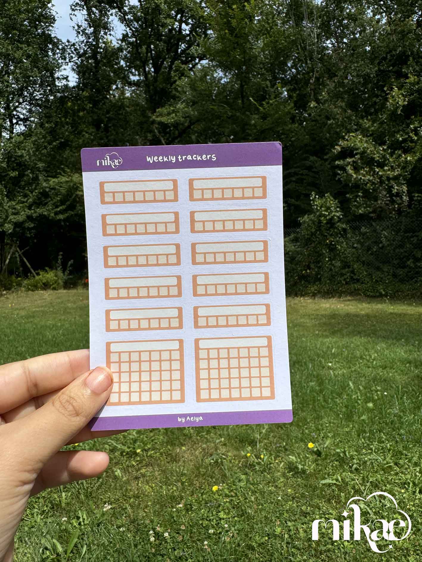 STICKERSHEET - Tracker (10 modèles)