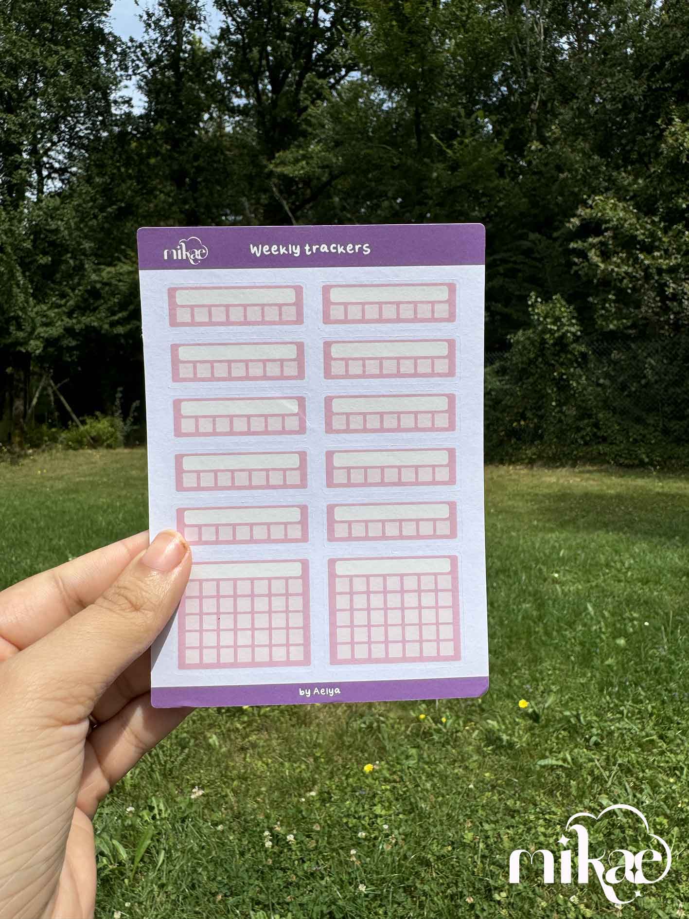 STICKERSHEET - Tracker (10 modèles)