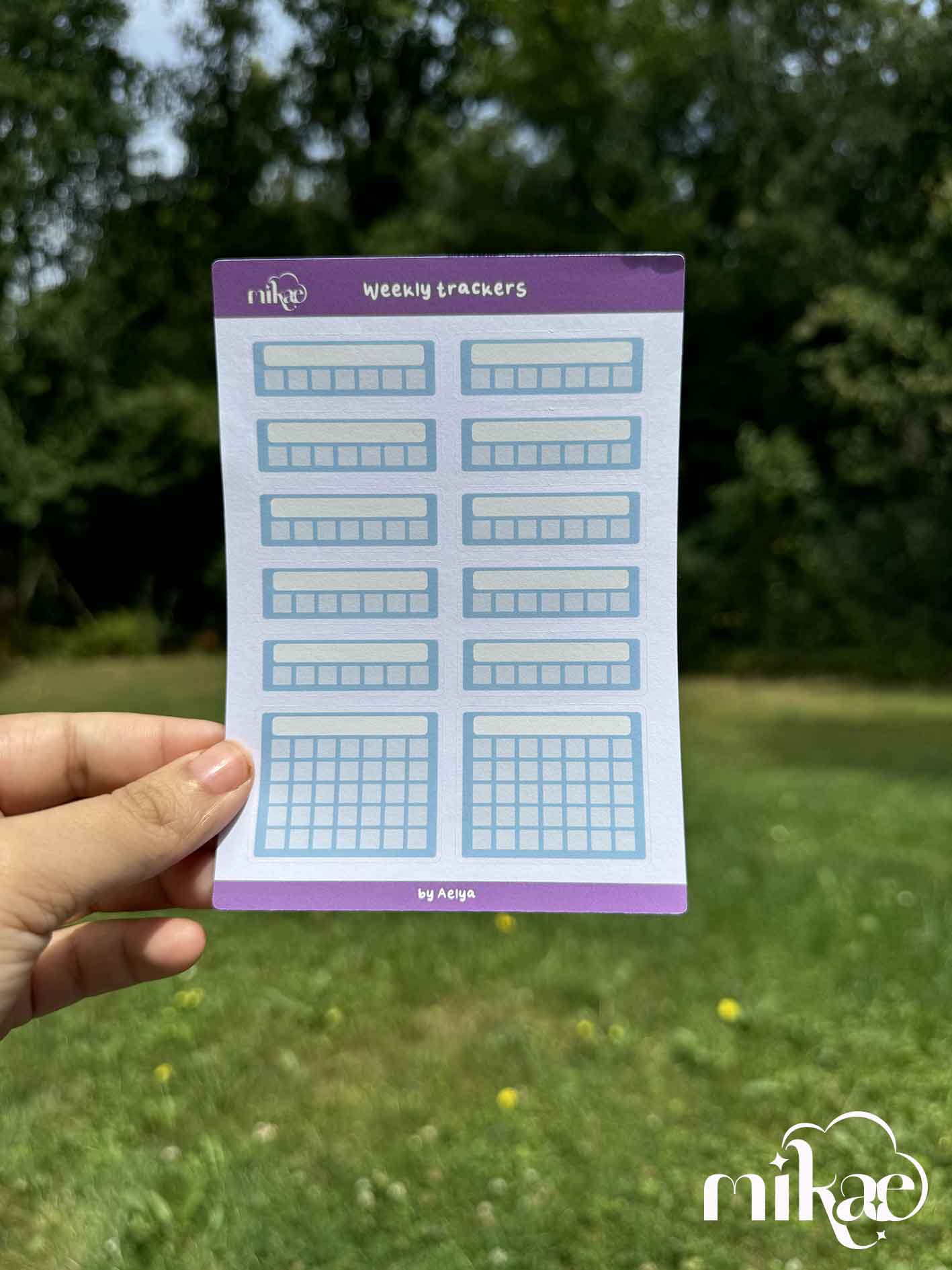 STICKERSHEET - Tracker (10 modèles)
