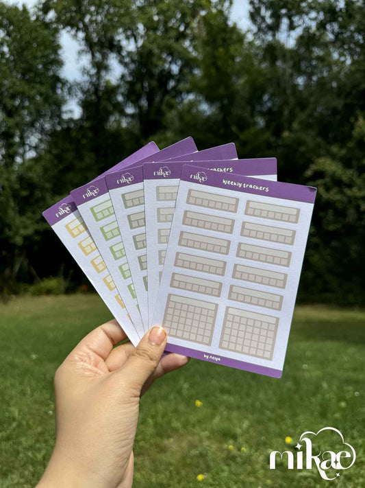 STICKERSHEET - Tracker (10 modèles)