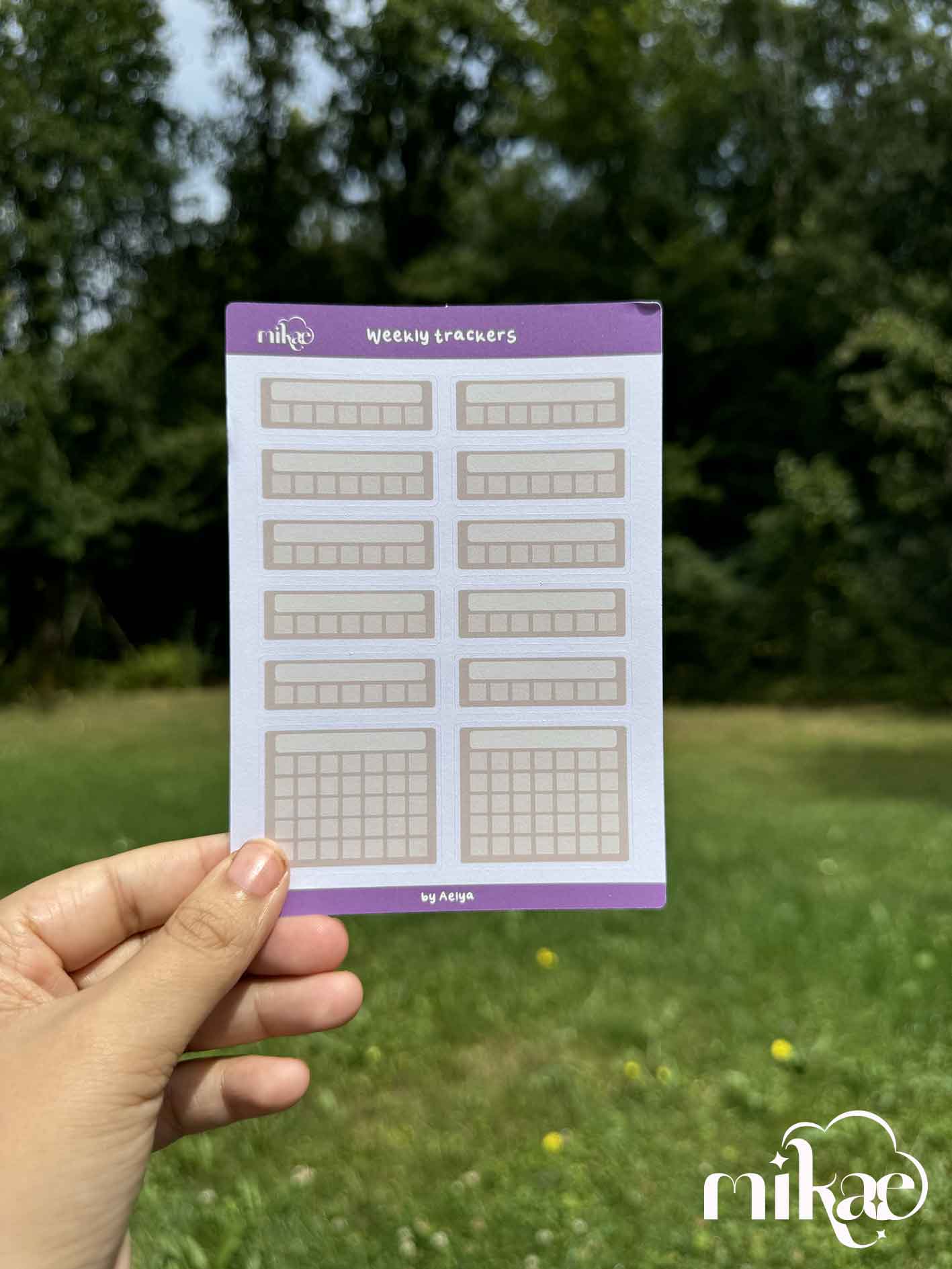 STICKERSHEET - Tracker (10 modèles)