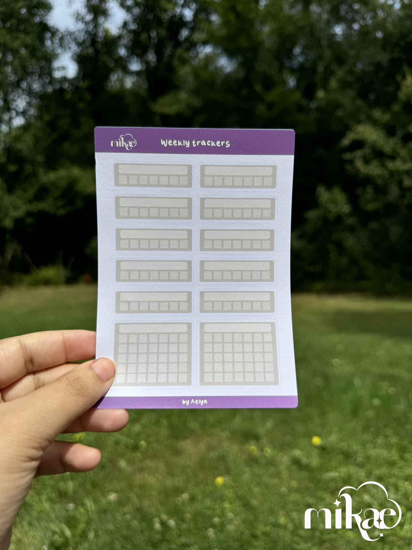 STICKERSHEET - Tracker (10 modèles)
