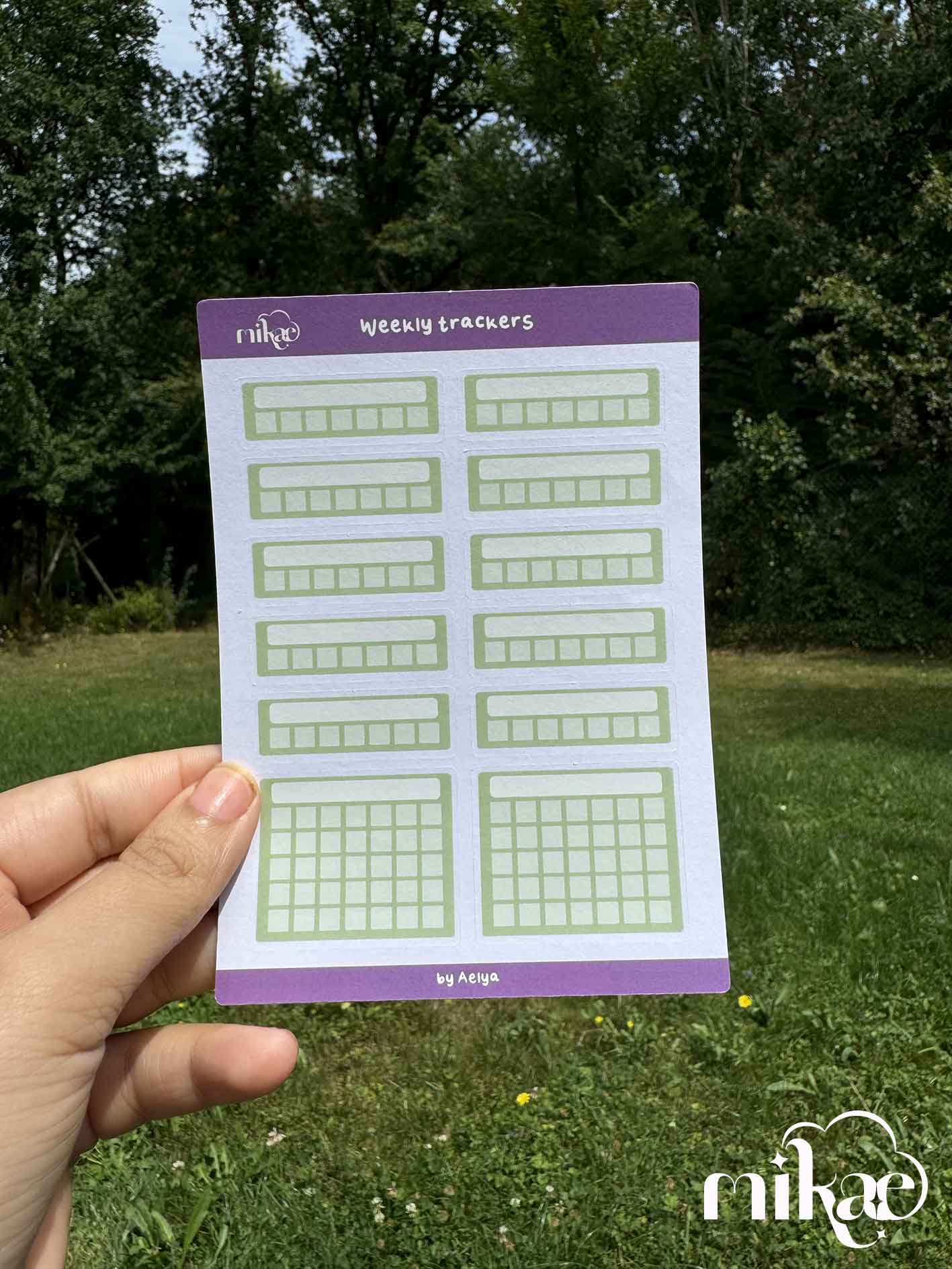 STICKERSHEET - Tracker (10 modèles)