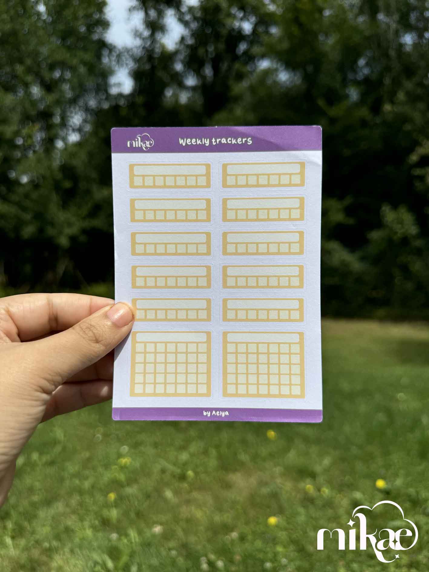 STICKERSHEET - Tracker (10 modèles)