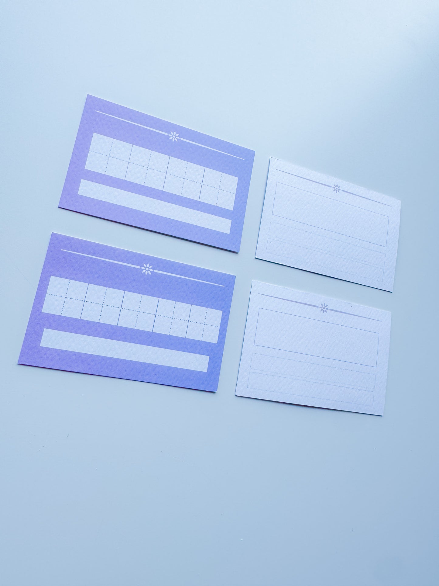 Lot de 100 Flashcards