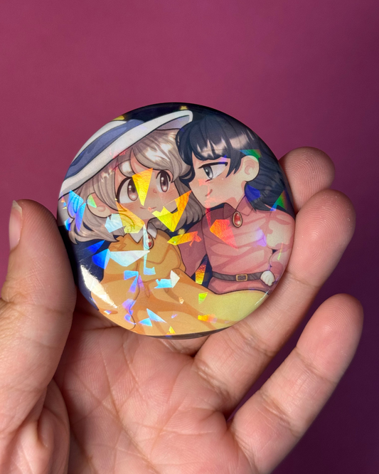 BADGE PINS ROND - Sophie (≠ formats)