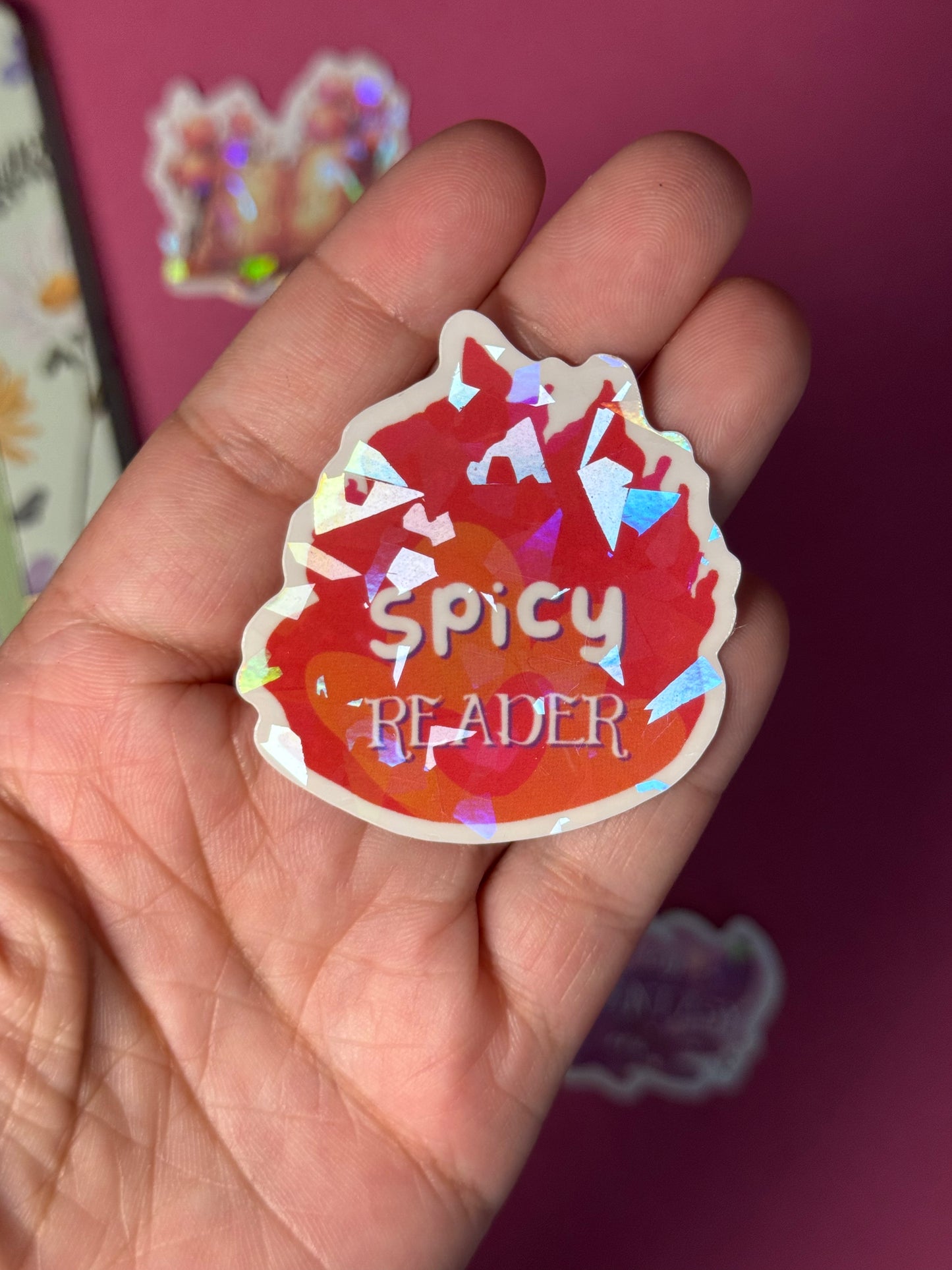 Booklovers 1 - STICKER M holo prisma (6 modèles)