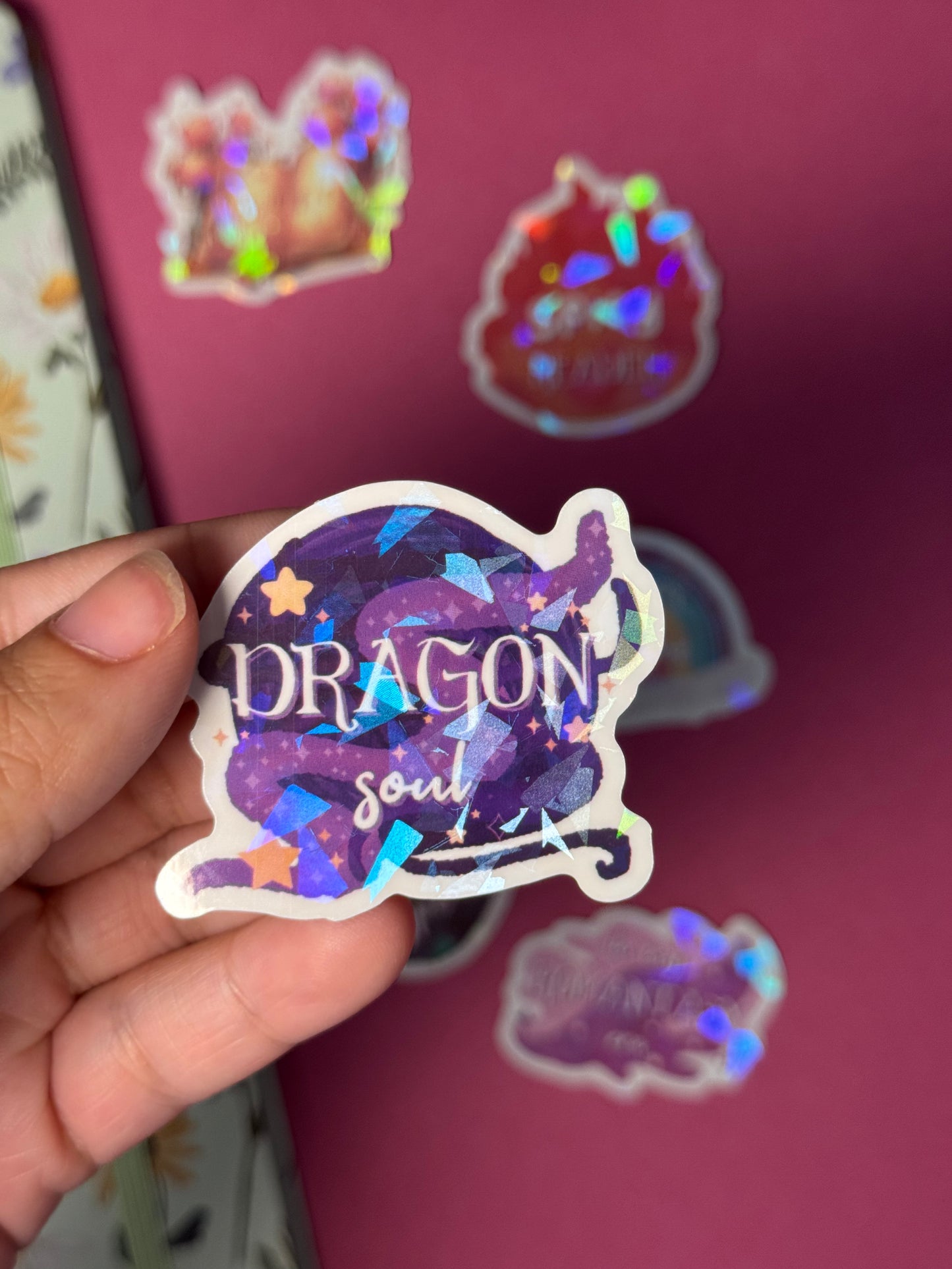 Booklovers 1 - STICKER M holo prisma (6 modèles)