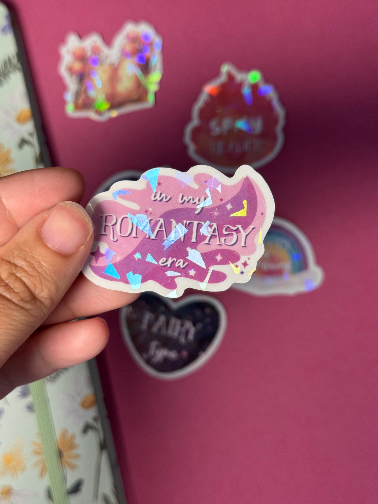 Booklovers 1 - STICKER M holo prisma (6 modèles)