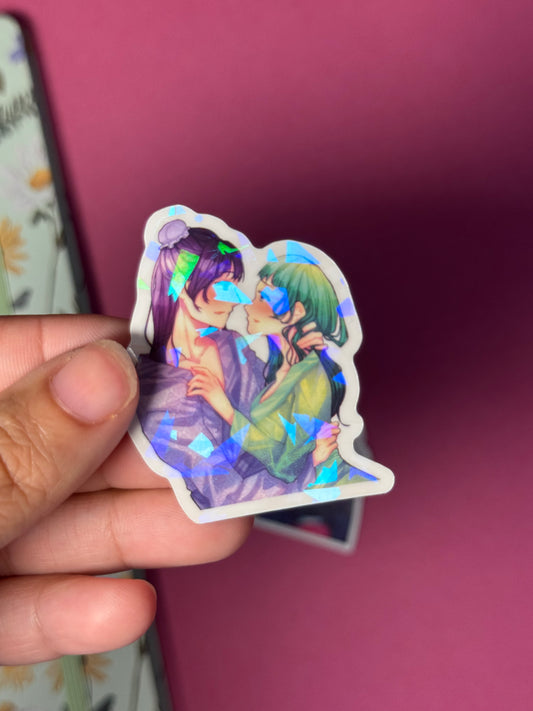 Mao Mao - STICKER M holo prisma (2 modèles)