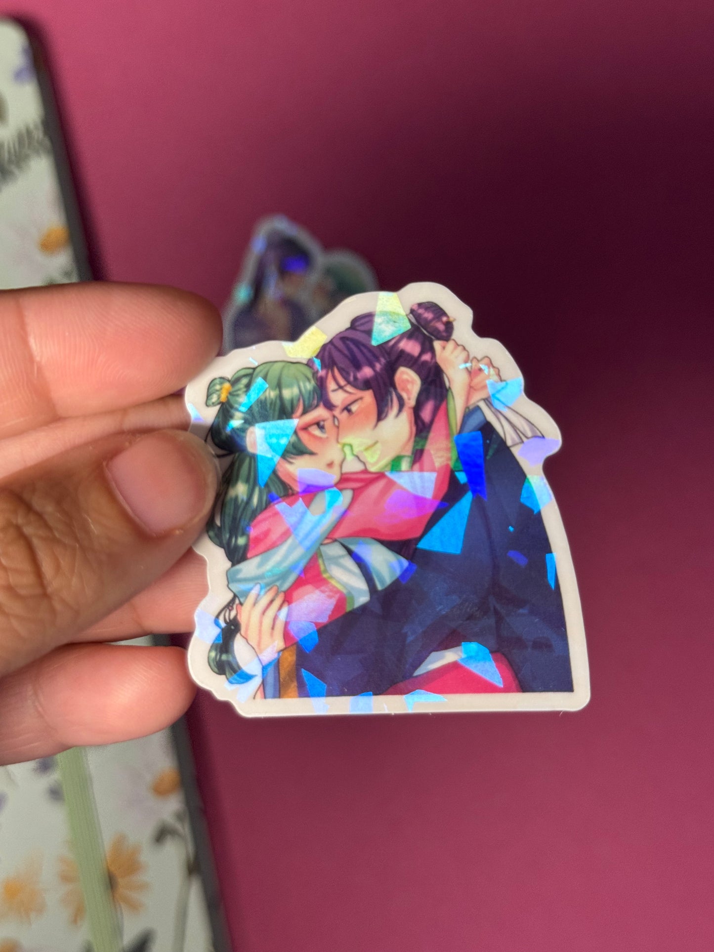 Mao Mao - STICKER M holo prisma (2 modèles)