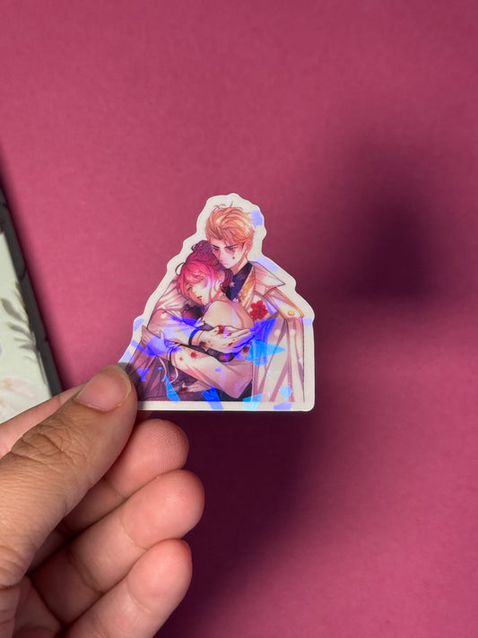 Pénélope - STICKER M holo prisma