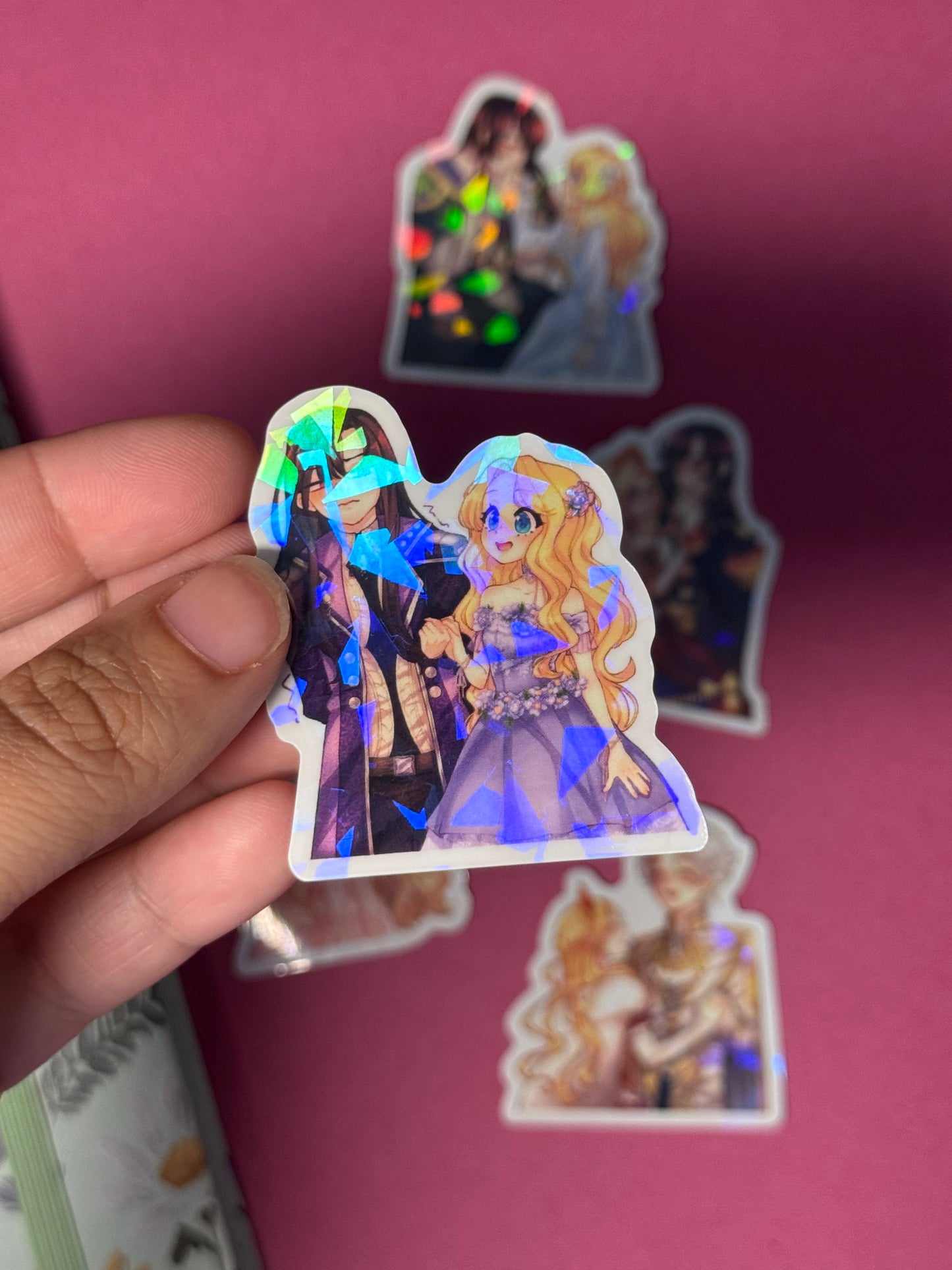 Athie/Athanasia - STICKER M holo prisma (5 modèles)