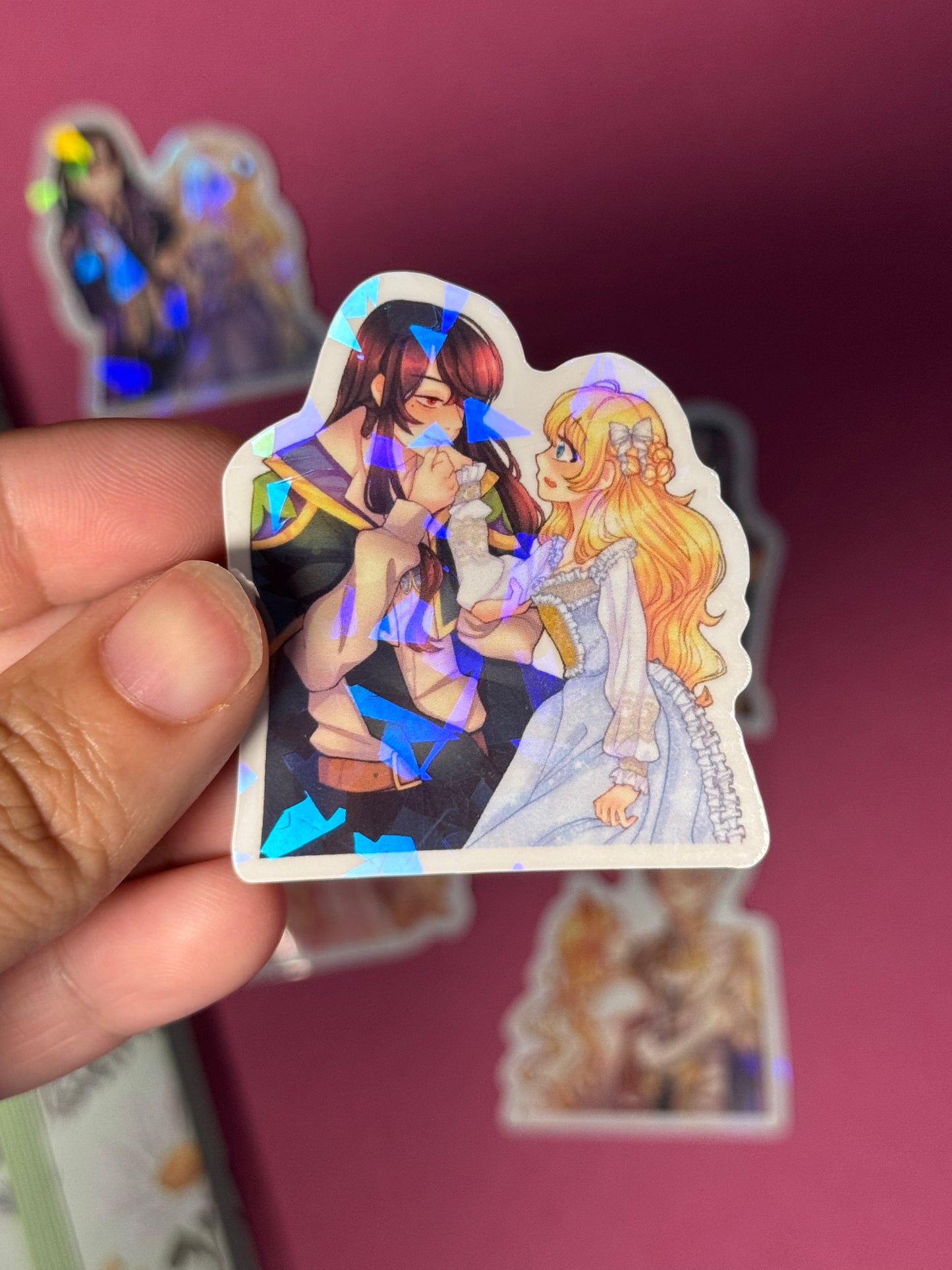 Athie/Athanasia - STICKER M holo prisma (5 modèles)