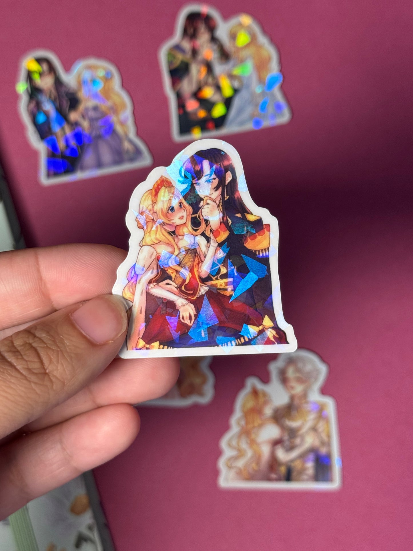 Athie/Athanasia - STICKER M holo prisma (5 modèles)