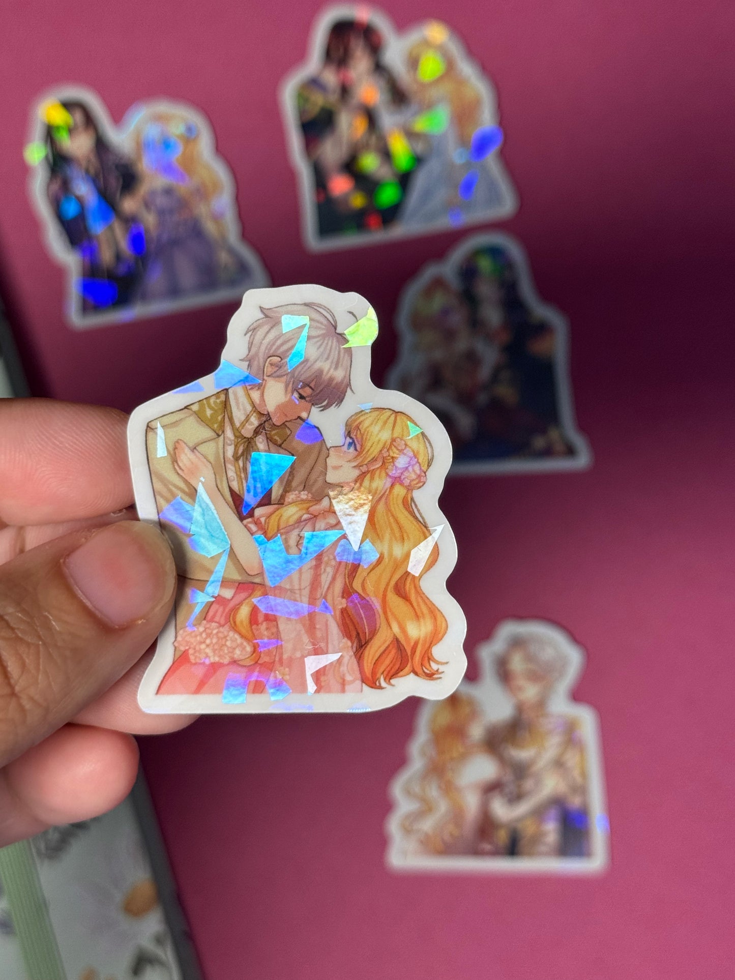 Athie/Athanasia - STICKER M holo prisma (5 modèles)