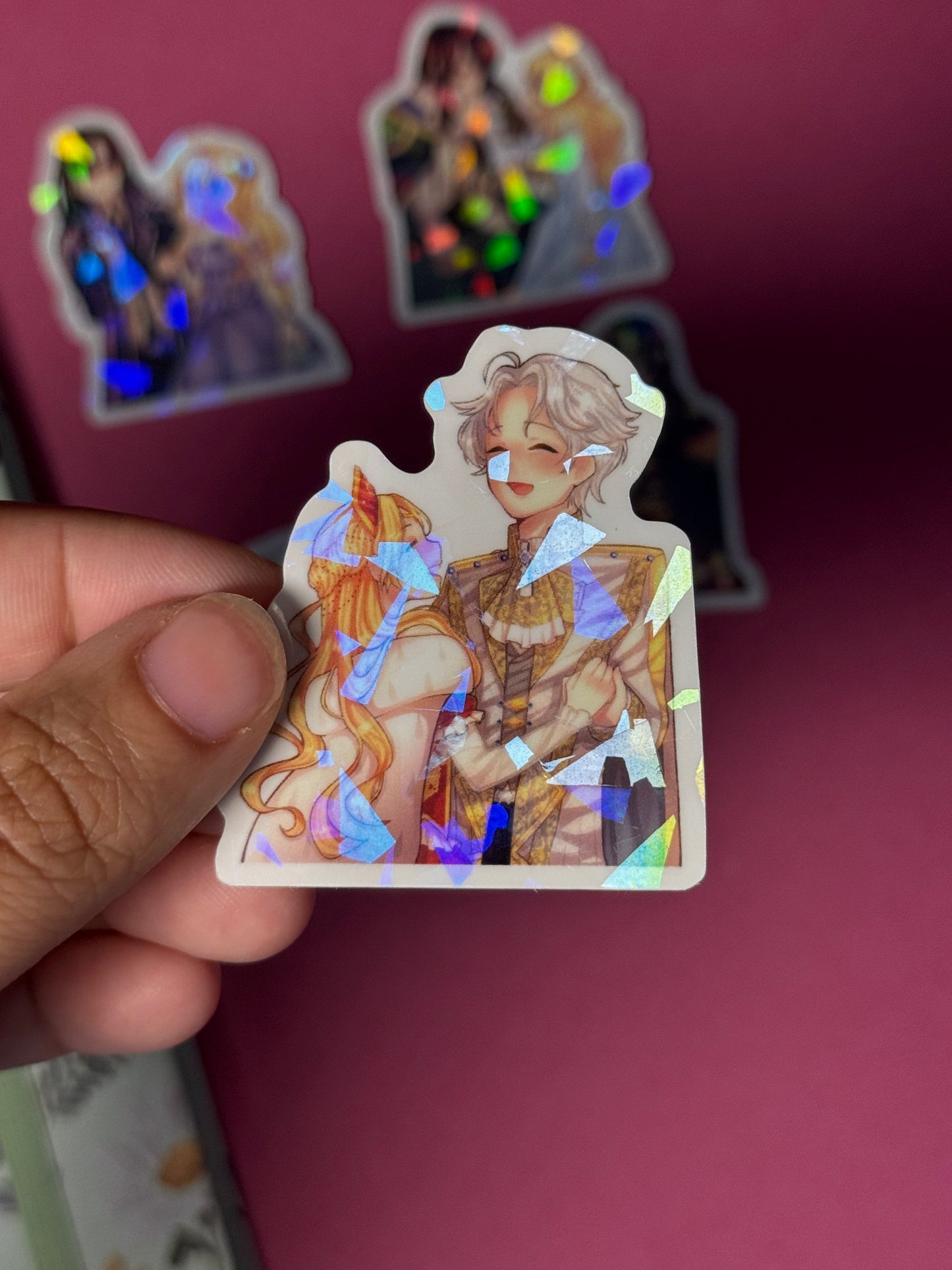 Athie/Athanasia - STICKER M holo prisma (5 modèles)