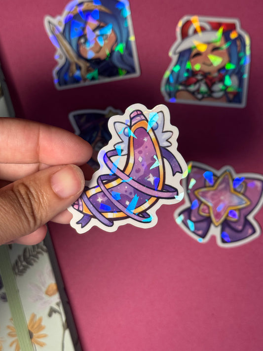 Banane des étoiles - STICKERS (≠ formats)