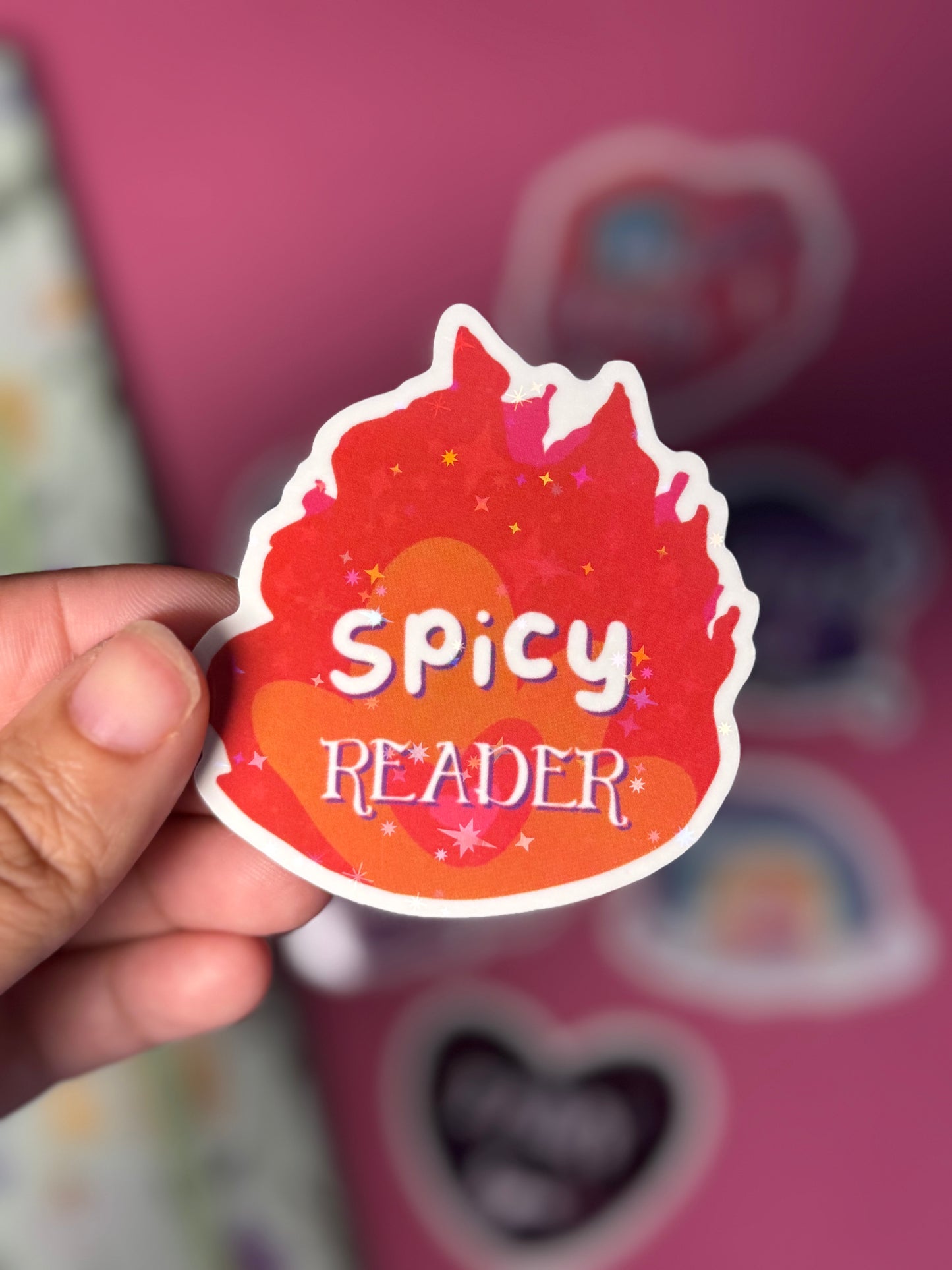 Booklovers 1 - STICKER L holo star (7 modèles)