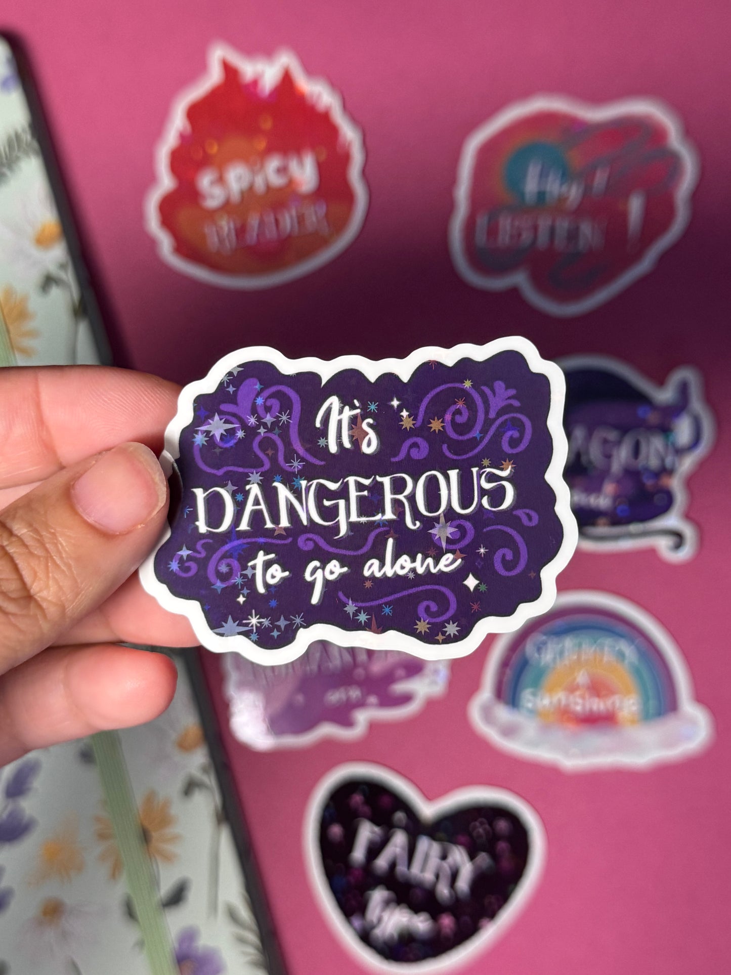 Booklovers 1 - STICKER L holo star (7 modèles)
