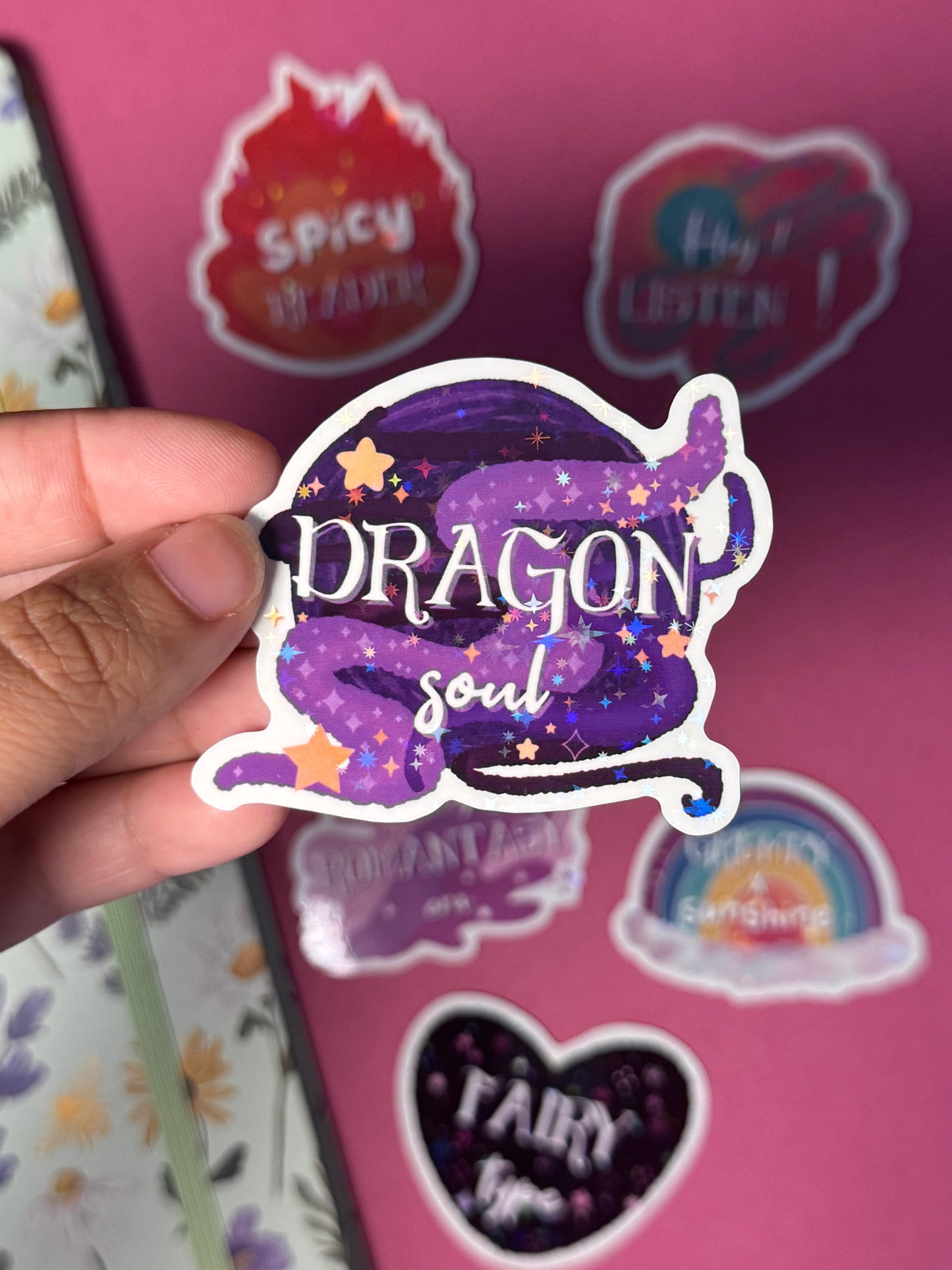 Booklovers 1 - STICKER L holo star (7 modèles)