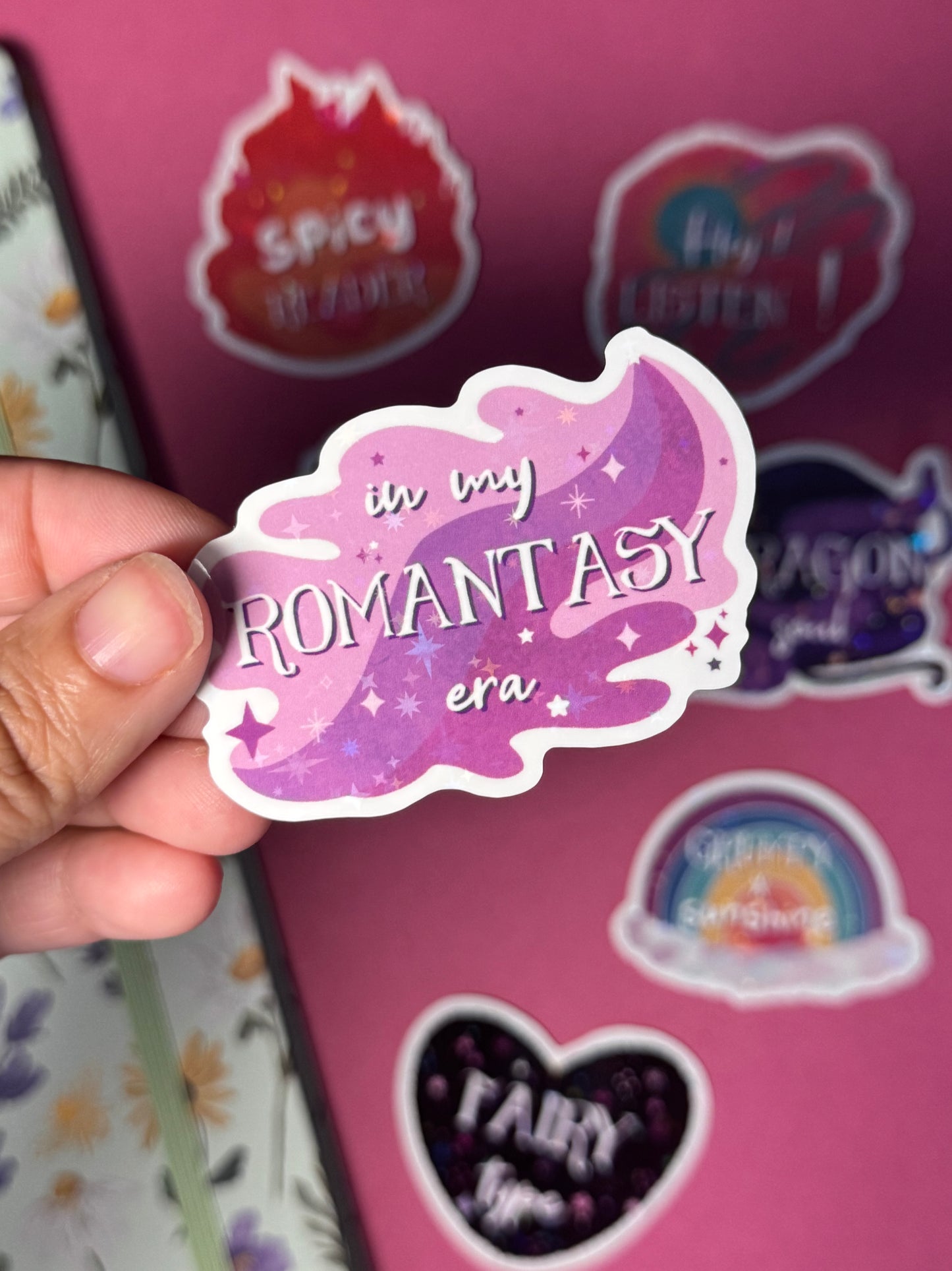 Booklovers 1 - STICKER L holo star (7 modèles)
