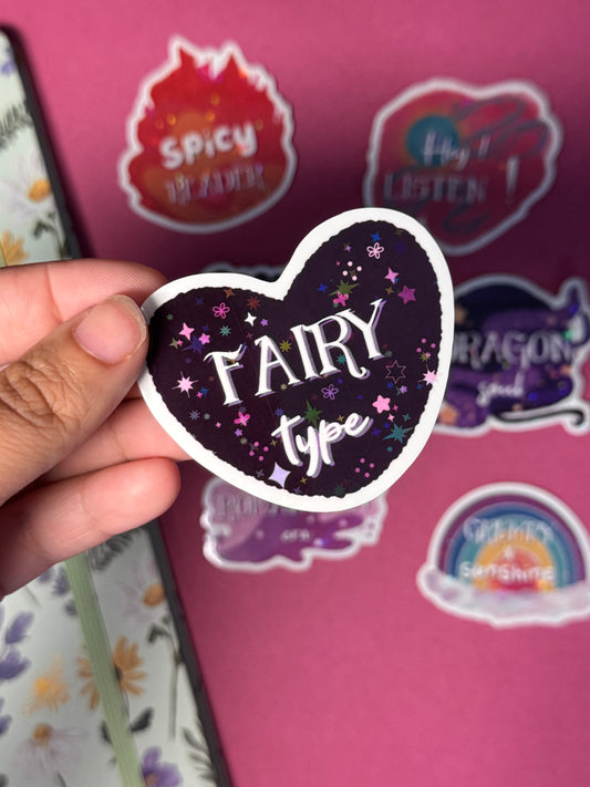 Fairy Type - STICKERS (≠ formats)