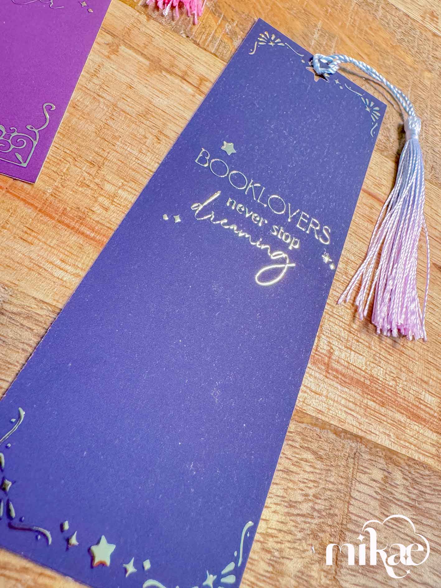 MARQUE-PAGE 1 "Booklovers never stop dreaming"