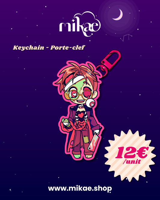 [Kwin - Remora] Porte-clef Zombie normal - édition Halloween 2026 *préco*
