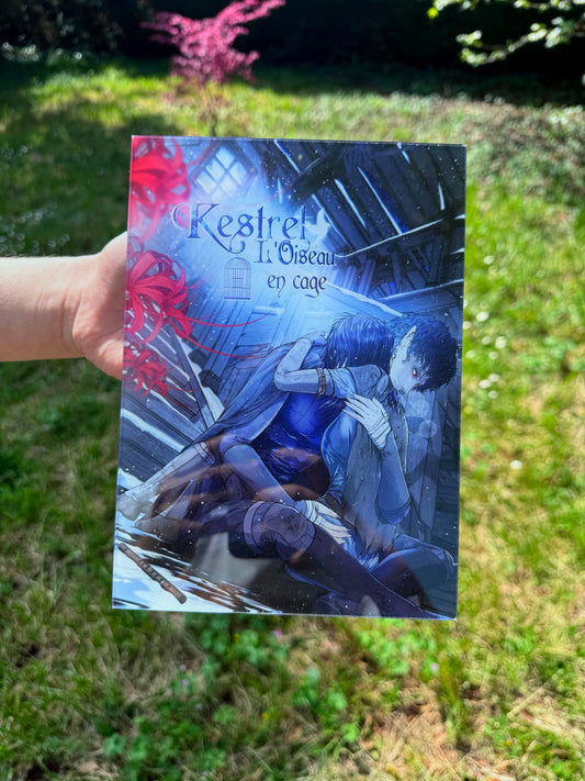 [Cha Wolf - Kestrel] Illustration A5 sur plexiglass
