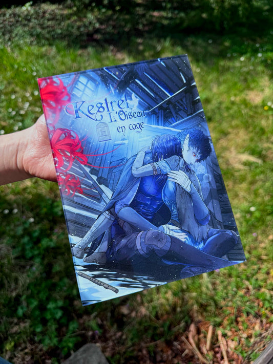 [Cha Wolf - Kestrel] Illustration A5 sur plexiglass