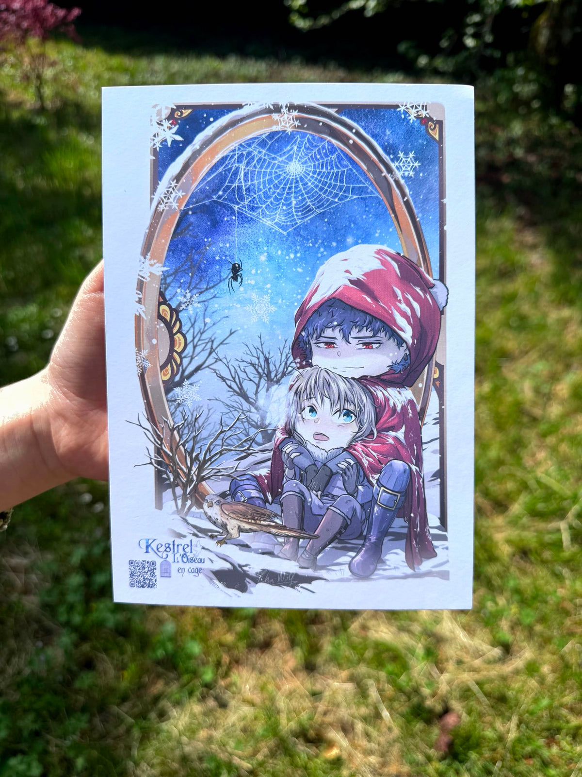 [Cha Wolf - Kestrel] Print A5 "Winter"