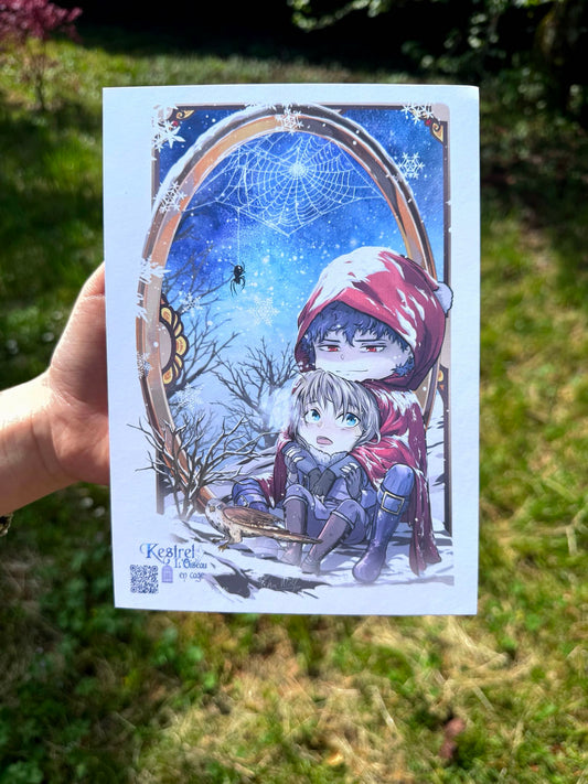 [Cha Wolf - Kestrel] Print A5 "Winter"
