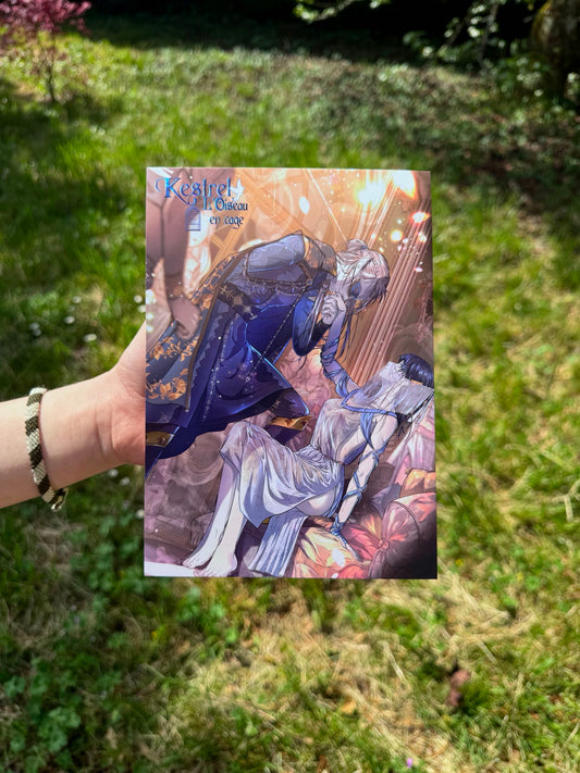 [Cha Wolf - Kestrel] Print A5 "Kiss"