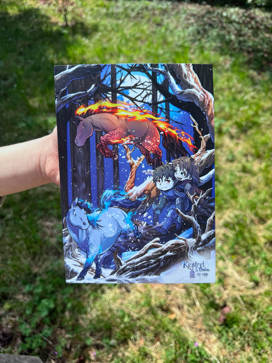 [Cha Wolf - Kestrel] Print A5 "Nouvel an lunaire"