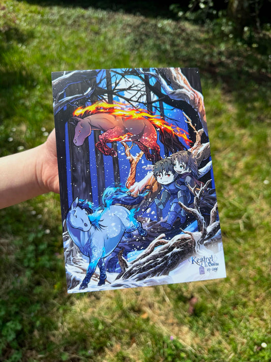 [Cha Wolf - Kestrel] Print A5 "Nouvel an lunaire"
