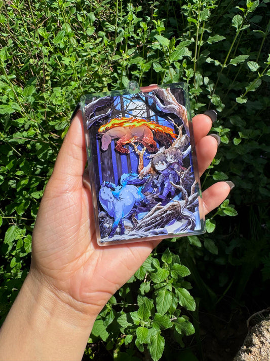[Cha Wolf - Kestrel] Tableau acrylique - Nouvel an lunaire