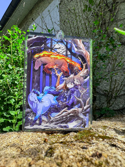 [Cha Wolf - Kestrel] Tableau acrylique - Nouvel an lunaire