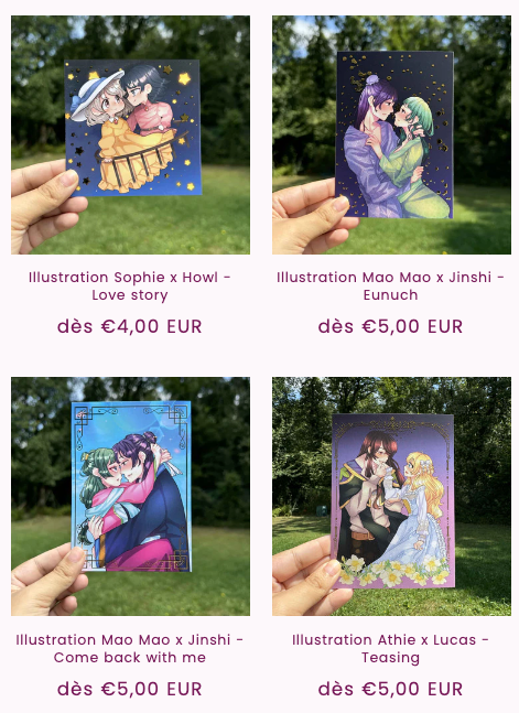 DEAL : 3 ILLUS A6 pour 12,00€