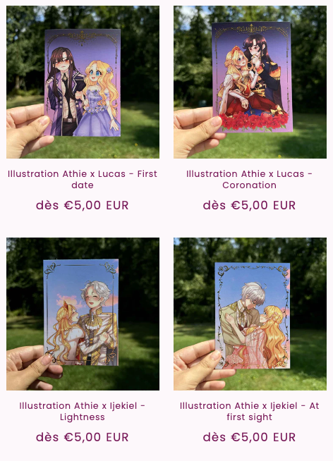 DEAL : 3 ILLUS A6 pour 12,00€