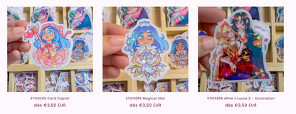 DEAL : 5 STICKERS pour 15,00€