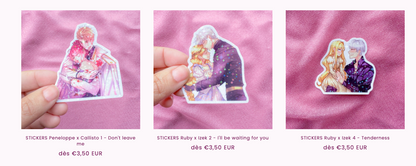 DEAL : 5 STICKERS pour 15,00€