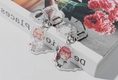 *preorder* [How to Survive as a Maid in a Horror Game] Acrylic Keychain Adrian / Mikae x DCC ENT