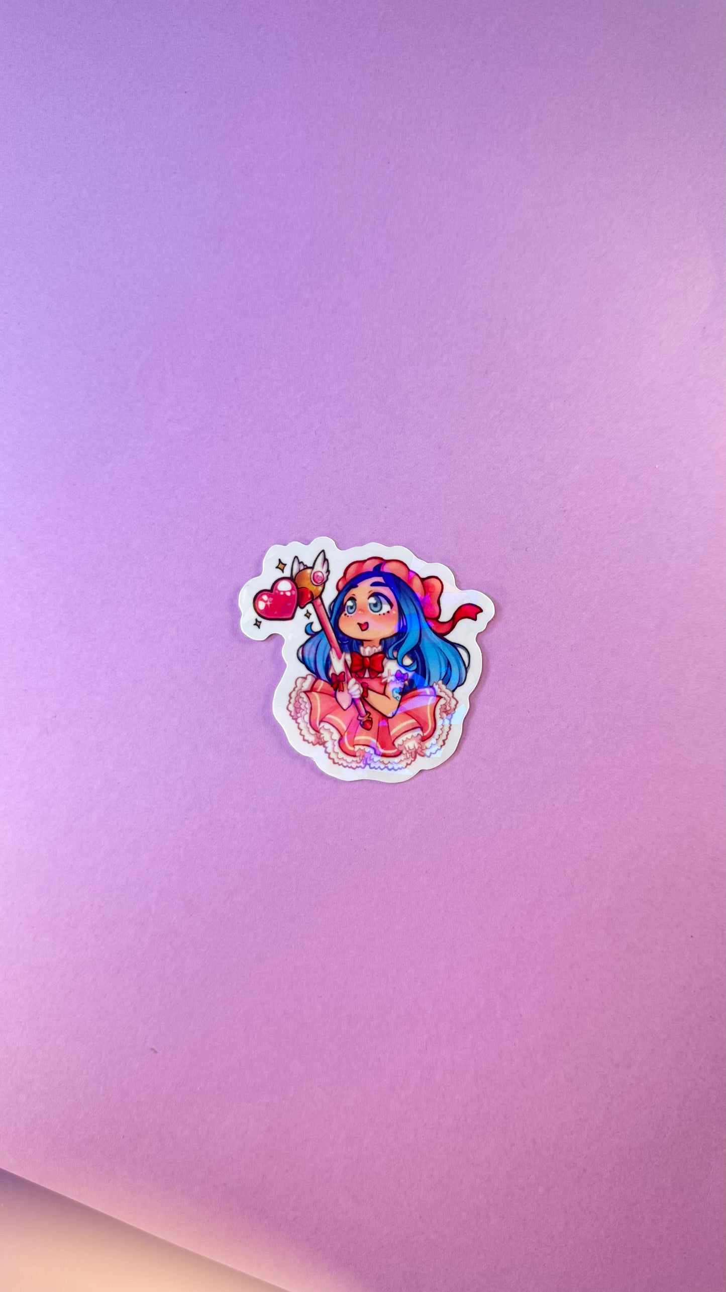 OC Chasseuse de cartes - STICKERS (≠ formats)