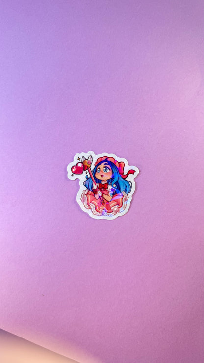 OC Chasseuse de cartes - STICKERS (≠ formats)