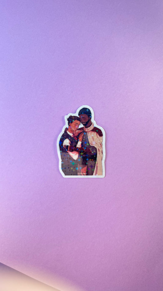 [La Guerre des Ombres] STICKERS - Couple 2 (≠ formats) / Éditions Bookmark x Mikae